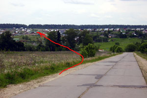 Мост через Протву. Деревня Золотьково.